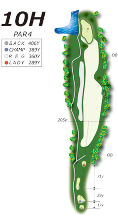 Hole10コース図