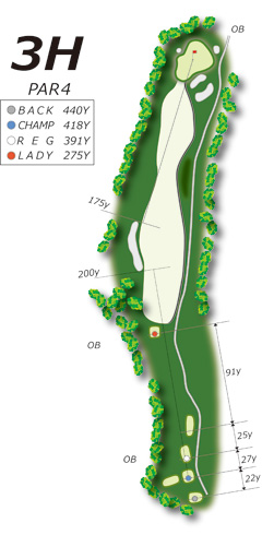 Hole3コース図