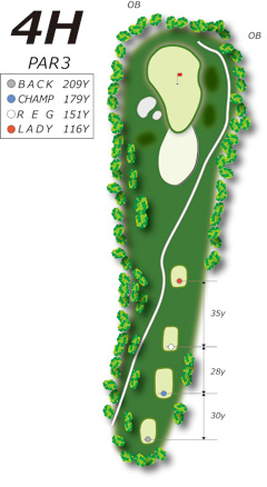 Hole4コース図