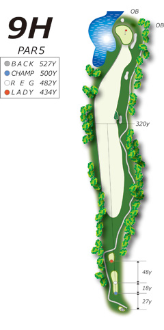 Hole9コース図